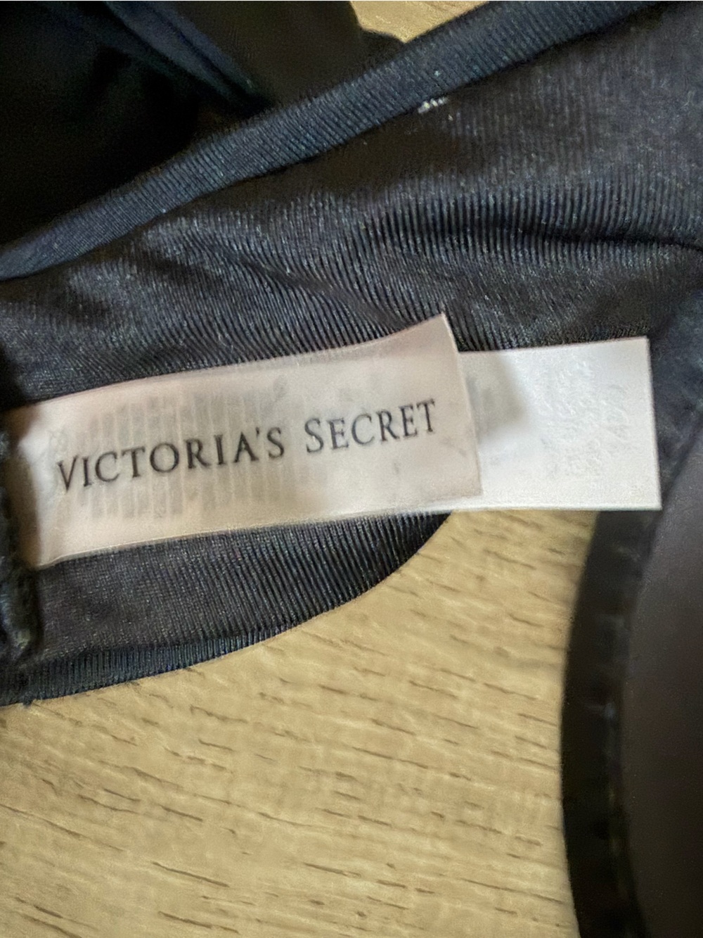Victoria's Secret Black Halter Bikini with Black & White Patterned Bottom S 34DD - Picture 3 of 5